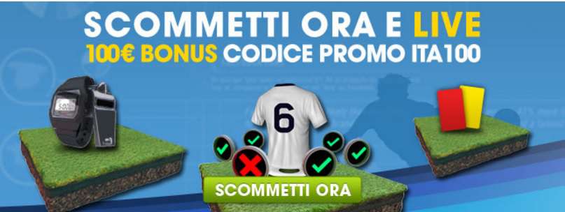 Bonus €100 scommesse sportive 100 bonus scommesse