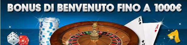 Bonus benvenuto casino bonus benvenuto