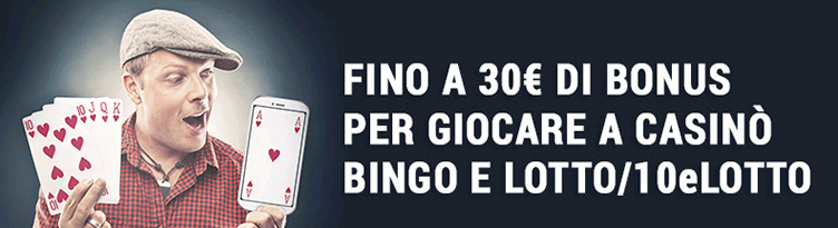 bonus lottomatica prima ricarica