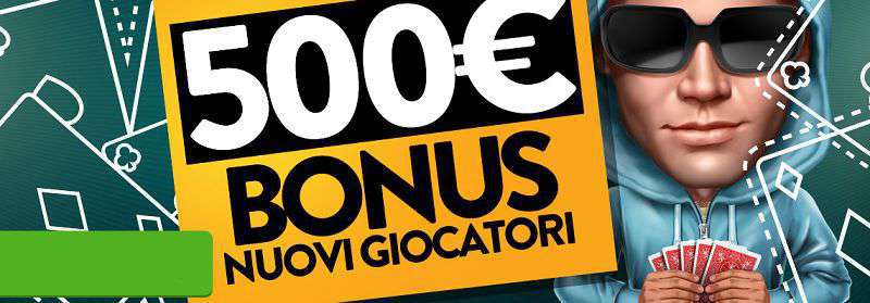 bonus benvenuto poker planetwin365