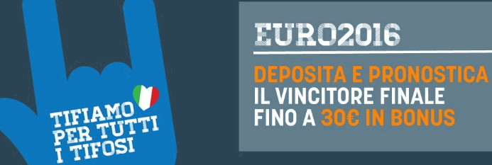 Deposita e pronostica snai bonus euro 2016