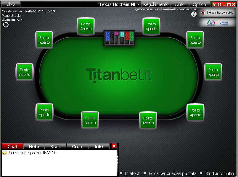Tavolo Poker titanbet-tavolo