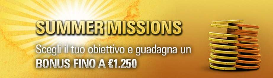 Pokerstars summer mission pokerstars bonus summer mission