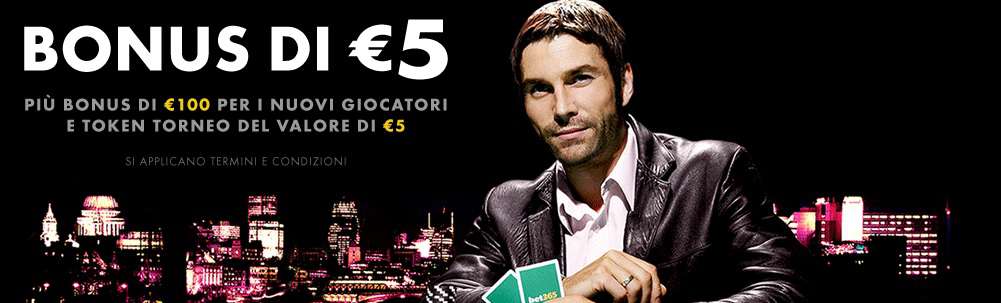 Bonus Benvenuto Bet365 Poker bonus-poker