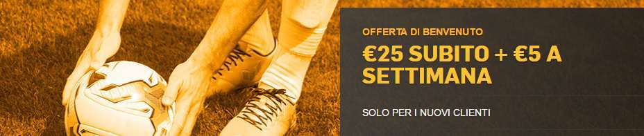 Bonus benvenuto Betfair scommesse sportive