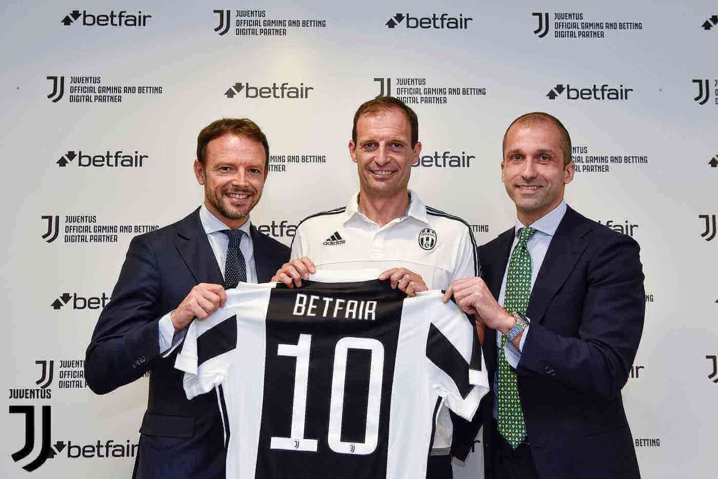 betfair juventus accordo sponsorship