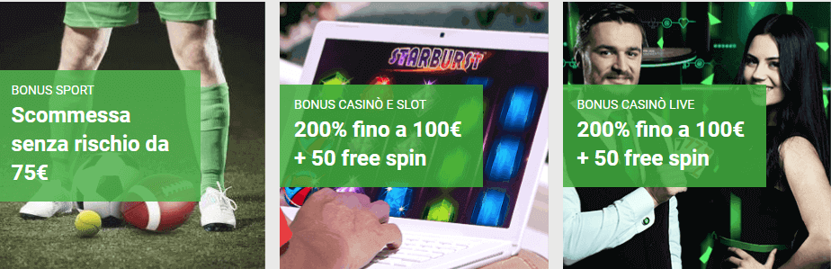codice bonus unibet