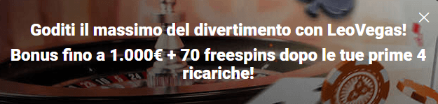bonus casino leovegas