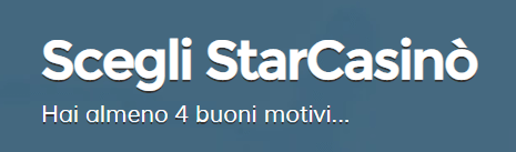 scegli starcasino