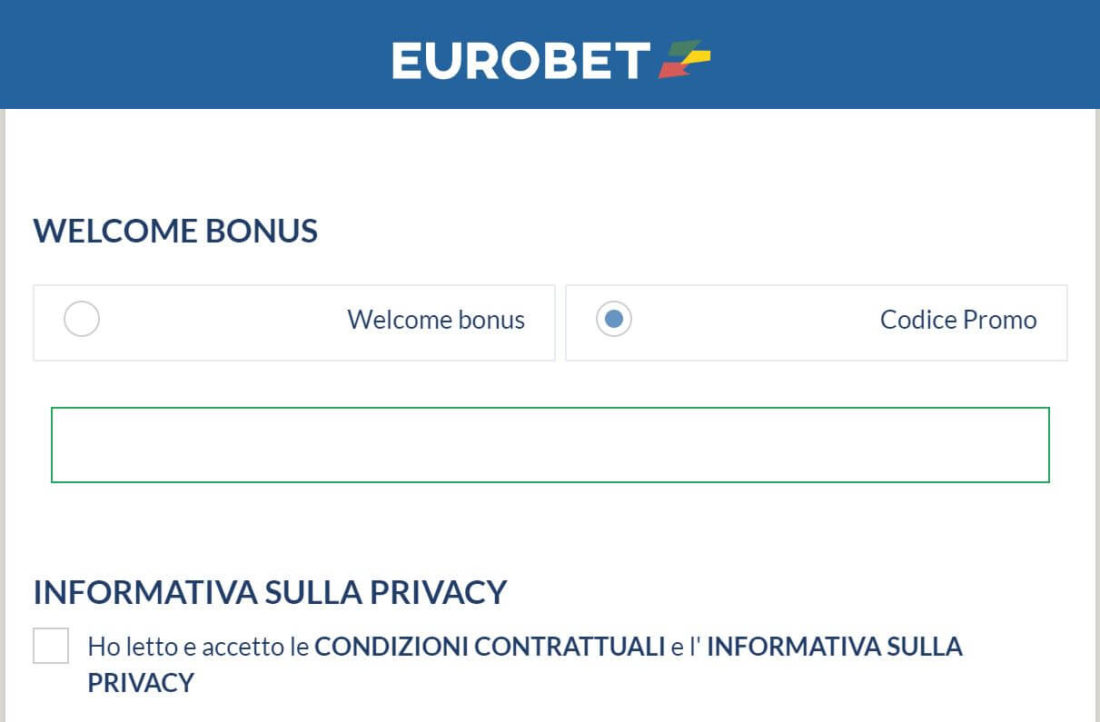 Codice Promo Eurobet Settembre 2024 Offerte nuovi utenti Eurobet